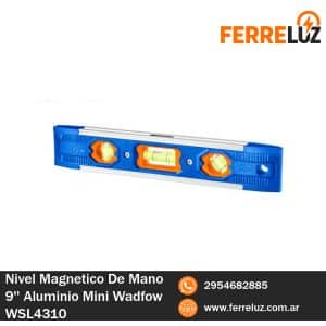 Nivel Magnetico De Mano 9'' Aluminio Mini Wadfow