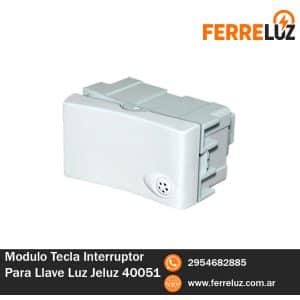 Modulo Tecla Interruptor Para Llave Luz Jeluz 40051