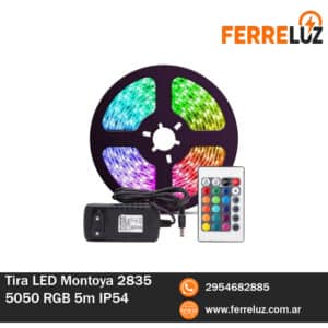 Tira LED 2835 5050 RGB 5m IP54