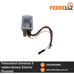Fotocontrol Fotocélula Universal Sensor Exterior 3 cables prunired
