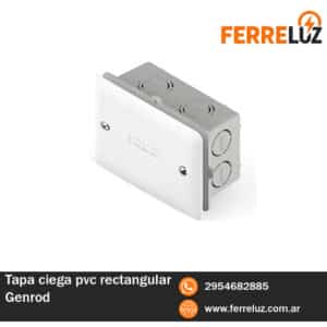 Tapa rectangular ciega para atornillar Genrod