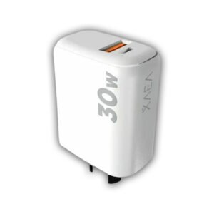 Base cargador usb y usb-c 30w